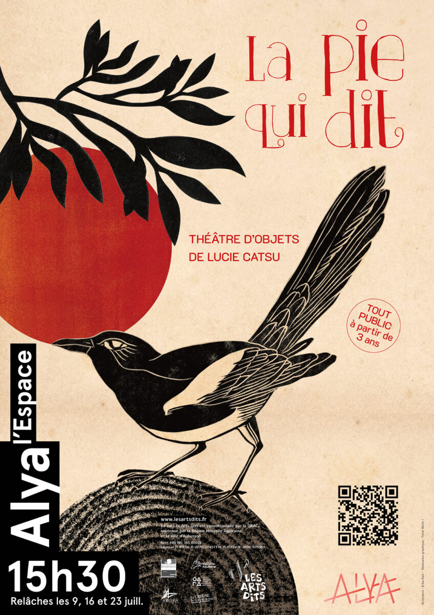 Affiche La pie qui dit - Avignon 2025